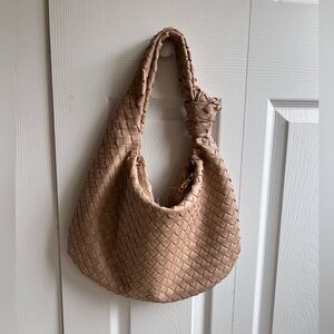 Urban Expressionism Woven Shoulder Bag